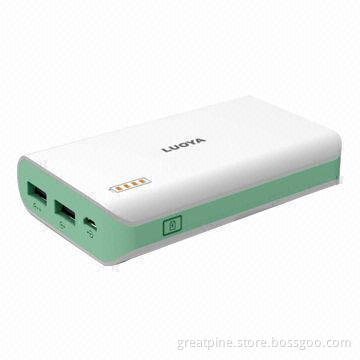 7,800mAh Power Bank for Samsung, 5V, 1,000mA Output, LED Spotlight